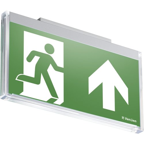 ABB VanLien Decentraal 2 watt, continu opbouw led wand armatuur 22 meter, kleur al - Vanlien 1191 - 20128135