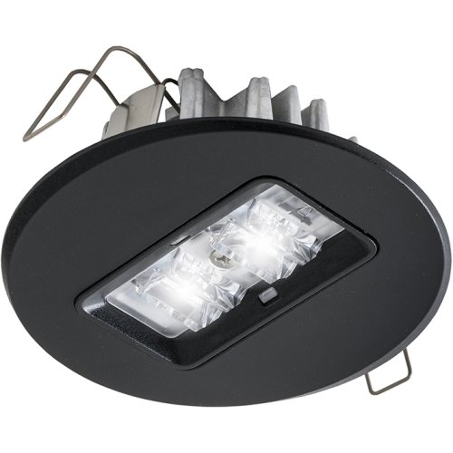 ABB VanLien Centraal 2 W 230 volt rond zwart inbouw led armatuur serie Evago Licht - Vanlien 1410 - 20127916