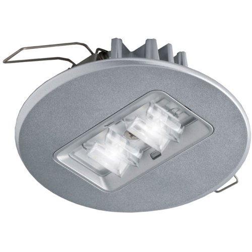 ABB VanLien Centraal 2 watt 220 volt rond alu inbouw led armatuur, inclusief contr - Vanlien evago rcli alu 1333 - 20127984