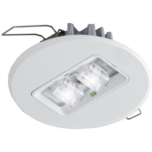 ABB VanLien Decentraal 2 watt, rond wit continu inbouw led armatuur, inclusief con - Vanlien evago rdli 1304 - 20128111