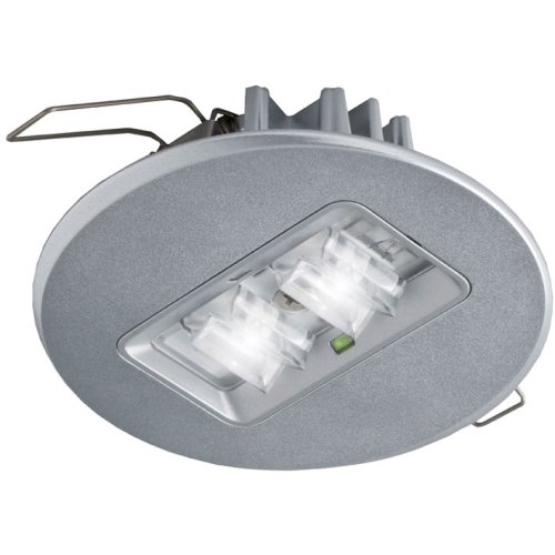 ABB VanLien Decentraal 2 watt, rond alu continu inbouw led armatuur, inclusief aut - Vanlien evago rdli alu 1332 - 20128061