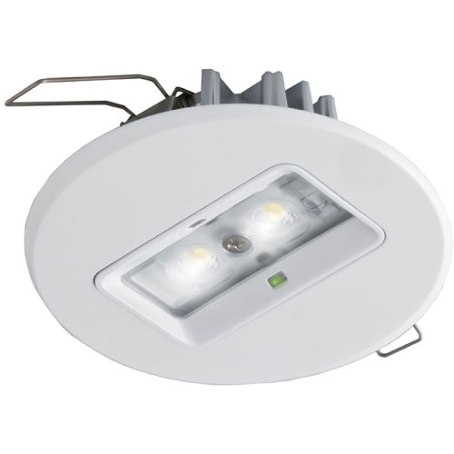 ABB VanLien Decentraal 2 watt, rond wit continu inbo uw led armatuur, inclusief co - Vanlien evago rdwi 1308 - 20128471