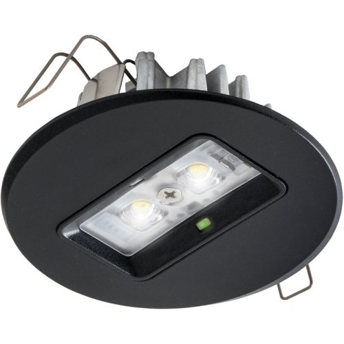 ABB VanLien Decentraal 2 watt montage vanaf 4 meter en hoger, rond zwart continu i - Vanlien evago rdwix zwart 1421 - 20128067