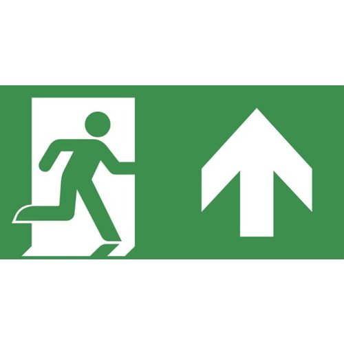 ABB VanLien Pictogramplaat voor de WER en TA-TL 400 serie aanduiding voor vluchtro - Vanlien pictogram iso nu 7171 - 20128173