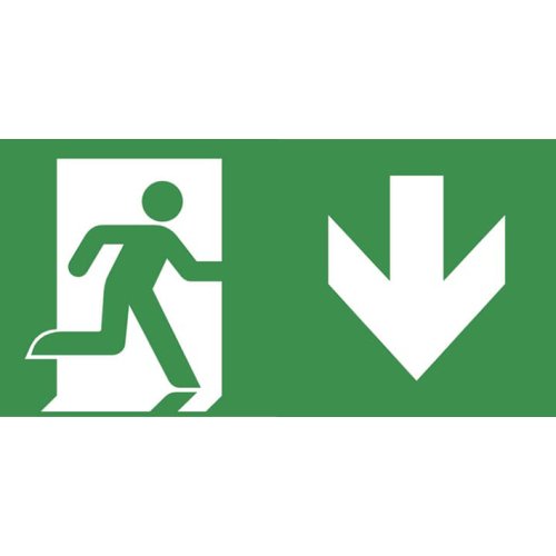 ABB VanLien Pictogramplaat voor de WER en TA-TL 400 serie, aanduiding voor vluchtr - Vanlien pictogram iso nuben 7157 - 20128240