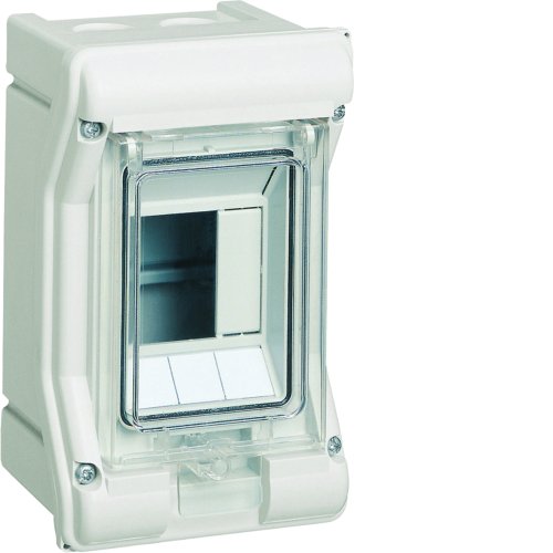 HAGER opbouwverdeler vector 1x 2/3 mod VE103F - Ve103f - 6846238