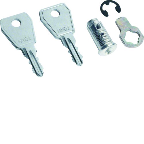 HAGER cilinderslot met 2 sleutels VZ302N - Vz302n - 11004419
