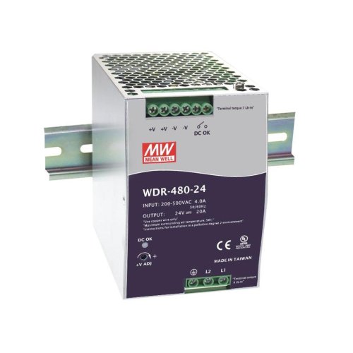 MEANWELL voeding wdr-480-24 24v 20a - Wdr 480 24 - 9988758