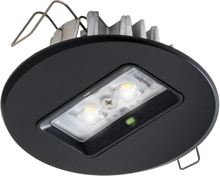 ABB VanLien Decentraal 2 watt ontworpen voor montage vanaf 4 meter en hoger rond z - Vanlien evago rdwix zwart 1421 - 20128420
